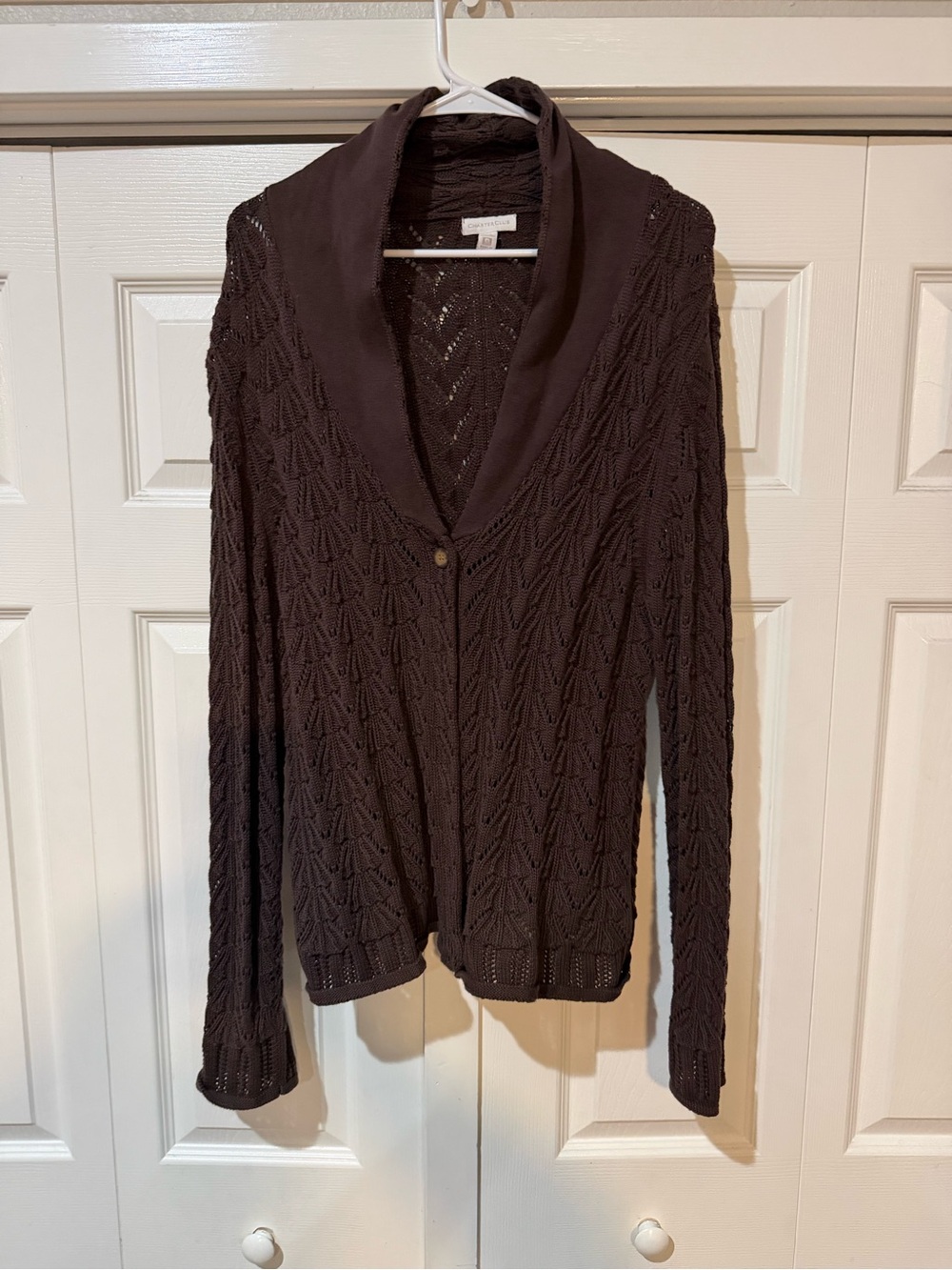 Vintage Charter Club Brown Knit Women's Sweater